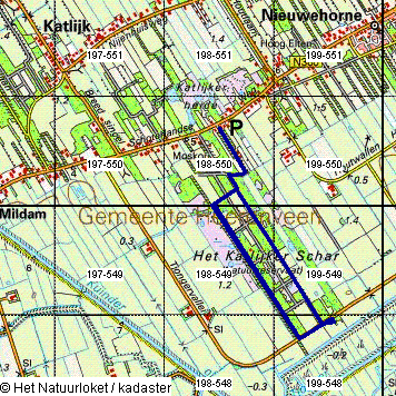 Routekaartje Ketliker Skar, Nieuwehorne